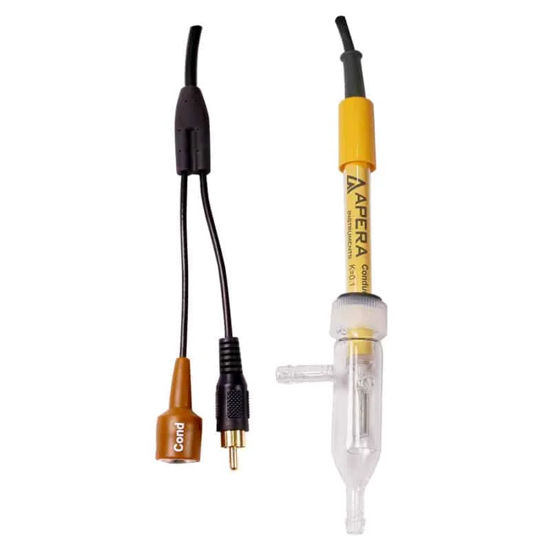 DJS-0.1-F Conductivity/Temp. Electrode for Pure Water, BNC/RCA